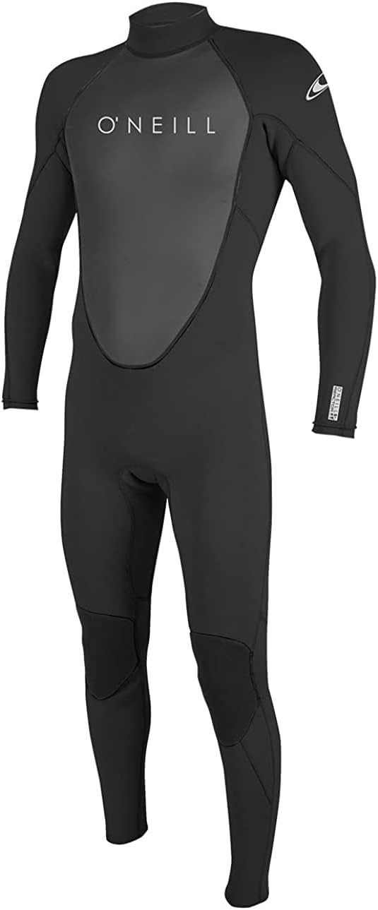 O'Neill Men's Reactor-2 3:2mm Back Zip Full Wetsuit, Lightweight Warmth and Flexibility for All Water Activities