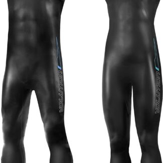 Synergy Triathlon Wetsuit 3/2mm - Volution Sleeveless Long John Smoothskin Neoprene for Open Water Swimming